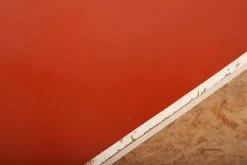 Pamono Child's Desk with White Molded Wood Legs and Wood & Red Linoleum Top, 1950s or 1960s Outlet