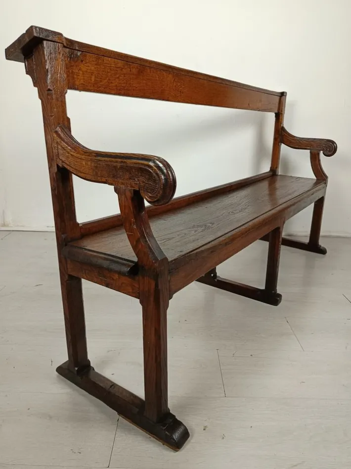 Pamono Church Benches in Oak New