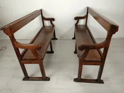 Pamono Church Benches in Oak New