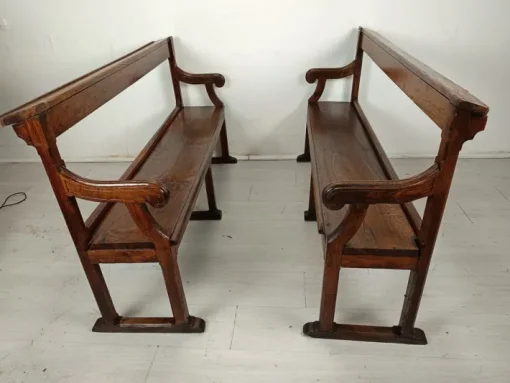 Pamono Church Benches in Oak New