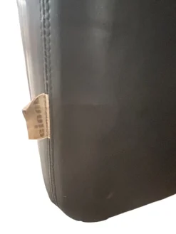 Pamono Cinna Black Leather Sofa, 1970 Best