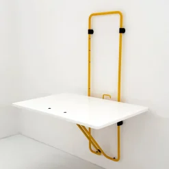 Pamono Clino Tubular Folding Wall Table by Mario Mazzer for Magis, 1980s Hot