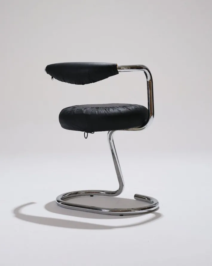Pamono Cobra Chairs by Giotto Stoppino, 1970s, Set of 2 Outlet