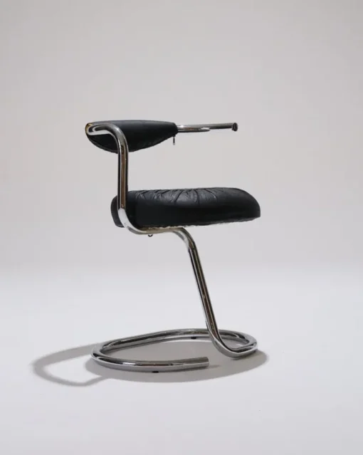 Pamono Cobra Chairs by Giotto Stoppino, 1970s, Set of 4 Hot