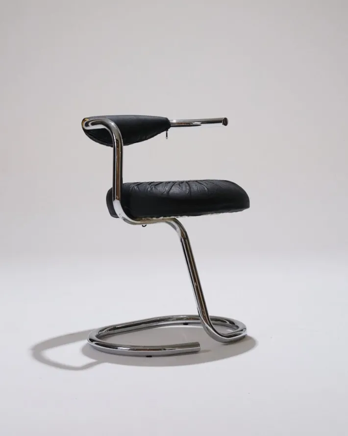 Pamono Cobra Chairs by Giotto Stoppino, 1970s, Set of 4 Hot