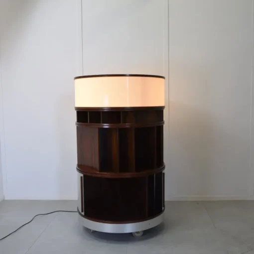 Pamono Combi Center Series Storage Unit with Wooden Frame by Joe Colombo, 1960s Clearance