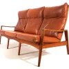 Pamono Comfort 3-Seater Sofa in Leather by Arne Wahl Iversen, 1960s Hot