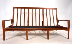 Pamono Comfort 3-Seater Sofa in Leather by Arne Wahl Iversen, 1960s Hot