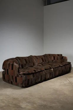 Pamono Confidential 3-Seater Sofa, 2-Seater Sofa and Lounge Chair attributed to Alberto Rosselli for Saporiti, 1970s, Set of 3 Best