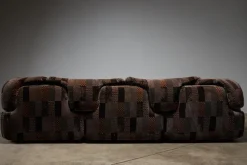 Pamono Confidential 3-Seater Sofa, 2-Seater Sofa and Lounge Chair attributed to Alberto Rosselli for Saporiti, 1970s, Set of 3 Best