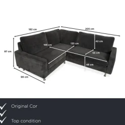 Pamono Conseta Fabric Corner Sofa from Cor Clearance