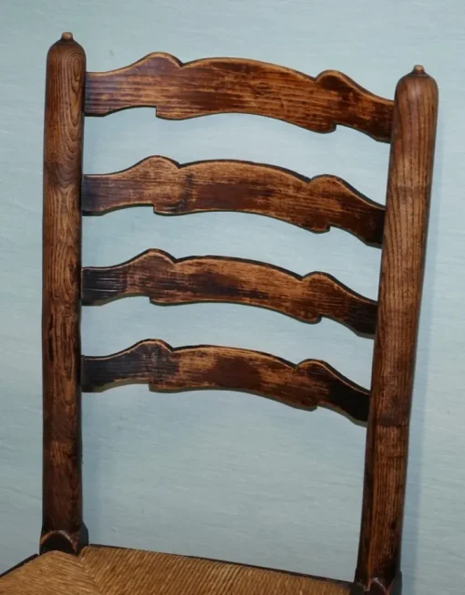 Pamono Country House Dining Chairs in Oak, Set of 4 Discount