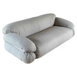 Pamono Cream Bouclé Sesann 2-Seat Sofa by Gianfranco Frattini for Cassina, 1973 New