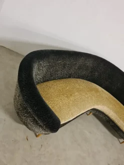 Pamono Curved Sofa by Federico Munari, 1950s