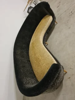 Pamono Curved Sofa by Federico Munari, 1950s