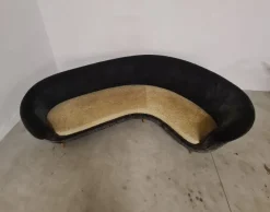 Pamono Curved Sofa by Federico Munari, 1950s