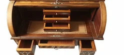 Pamono Cylinder Secretaire with Bronze Inlays and Friezes Clearance