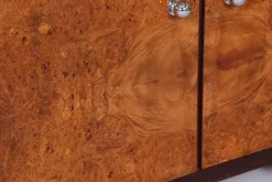 Pamono Czech Art Deco Cabinet in Oak, Maple and Glass, 1930s Sale