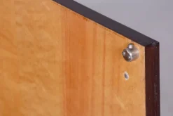 Pamono Czech Art Deco Cabinet in Oak, Maple and Glass, 1930s Sale