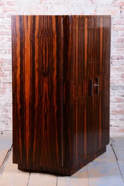 Pamono Czech Bauhaus Wardrobe in Maple and Macassar Ebony, 1920s Discount