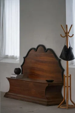Pamono Danish Art Deco Storage Bench in Nutwood, 1920s, Set of 8 Outlet