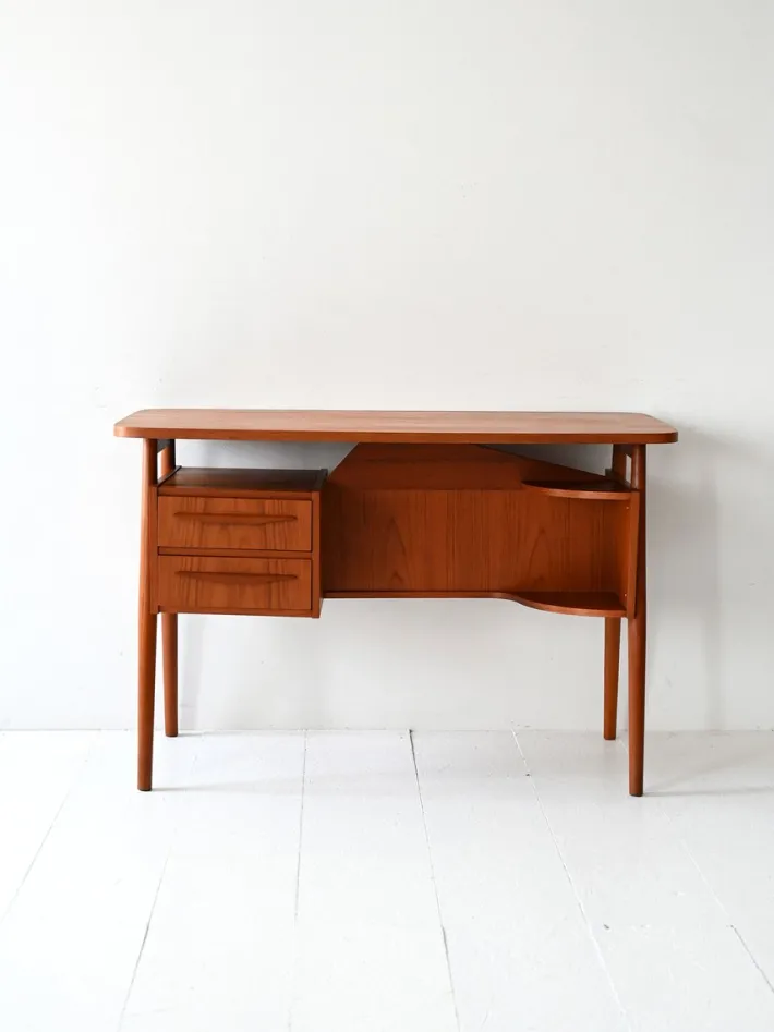 Pamono Danish Desk by Gunnar Nielsen for Tibergaard, 1960s Clearance
