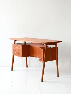 Pamono Danish Desk by Gunnar Nielsen for Tibergaard, 1960s Clearance