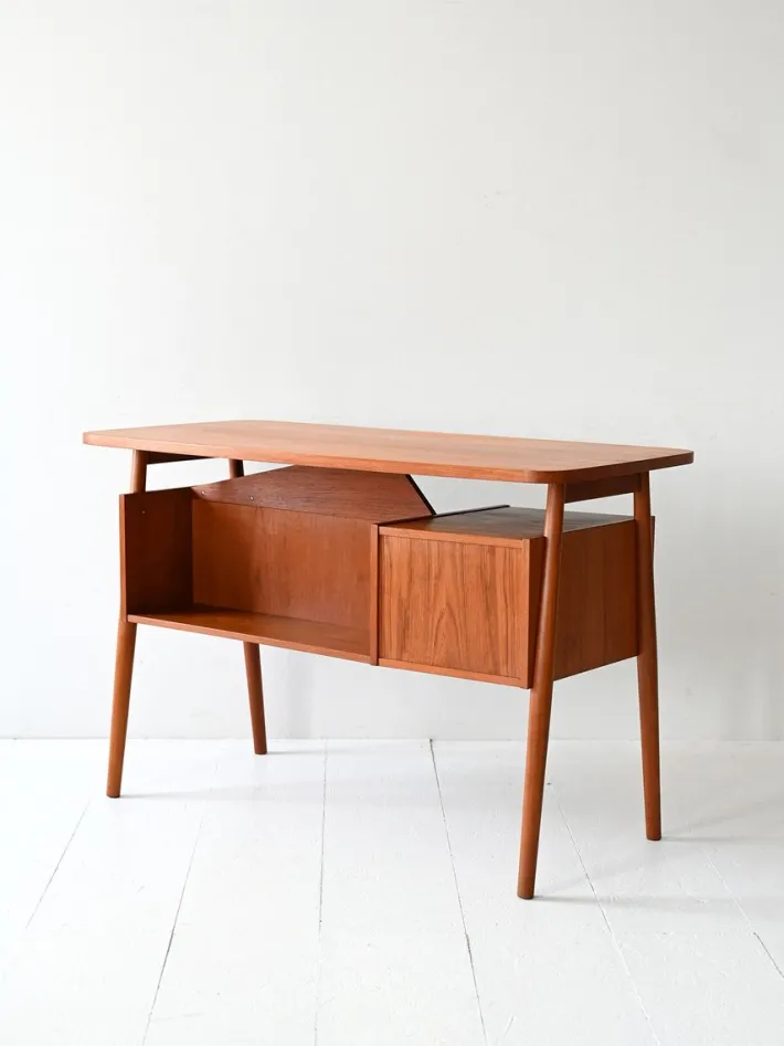 Pamono Danish Desk by Gunnar Nielsen for Tibergaard, 1960s Clearance
