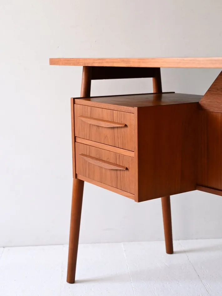 Pamono Danish Desk by Gunnar Nielsen for Tibergaard, 1960s Clearance