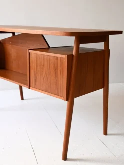 Pamono Danish Desk by Gunnar Nielsen for Tibergaard, 1960s Clearance