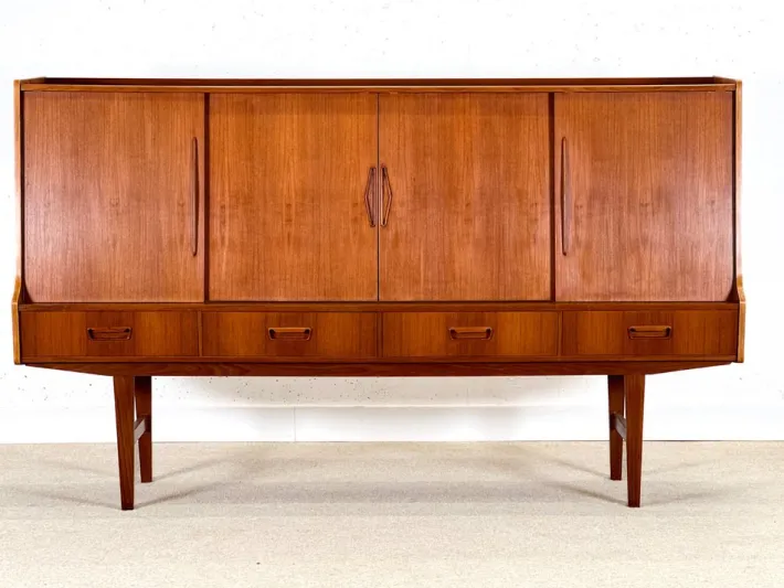 Pamono Danish High Sideboard by E. W. Bach, 1960s Sale