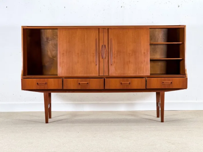 Pamono Danish High Sideboard by E. W. Bach, 1960s Sale