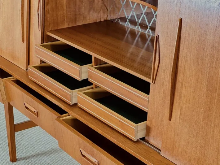 Pamono Danish High Sideboard by E. W. Bach, 1960s Sale