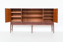 Pamono Danish Highboard in Rosewood by Severin Hansen for Haslev Møbelsnedkeri, 1960 Clearance