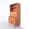 Pamono Danish Illuminated Bookcase with Bar, 1960s Clearance
