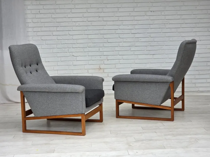 Pamono Danish Lounge Chair by Børge Mogensen for Fredericia Stolefabrik, 1960s Hot