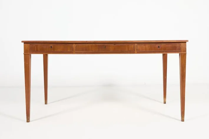Pamono Danish Mahogany Desk from Frits Henningsen, 1950s Best
