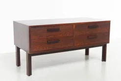 Pamono Danish Mid-Century Rosewood Chest of Drawers by Kai Kristiansen for FM, Denmark, 1960s New