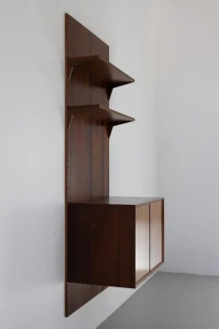 Pamono Danish Modern 1-Bay Walnut Modular Wall Unit by Poul Cadovius for Cado, 1960s Discount