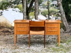 Pamono Danish Oak Desk, 1960s