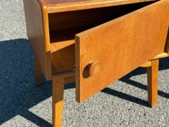 Pamono Danish Oak Nightstands, 1940s, Set of 2