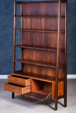 Pamono Danish Rosewood Bookcase by Poul M. Volther, 1960s Sale