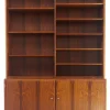 Pamono Danish Rosewood Bookcase with Sideboard by Carlo Jensen for Hundevad, 1960s Clearance