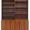 Pamono Danish Rosewood Bookcase with Sideboard by Carlo Jensen for Hundevad, 1960s New