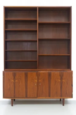 Pamono Danish Rosewood Bookcase with Sideboard by Carlo Jensen for Hundevad, 1960s New