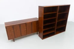 Pamono Danish Rosewood Bookcase with Sideboard by Carlo Jensen for Hundevad, 1960s New