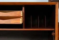 Pamono Danish Royal System Two-Bay Wall System in Rosewood by Poul Cadovius Hot