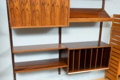 Pamono Danish Royal System Two-Bay Wall System in Rosewood by Poul Cadovius Hot