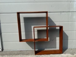 Pamono Danish Sculptural Teak Shelf, 1968 Sale