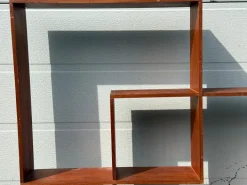 Pamono Danish Sculptural Teak Shelf, 1968 Sale